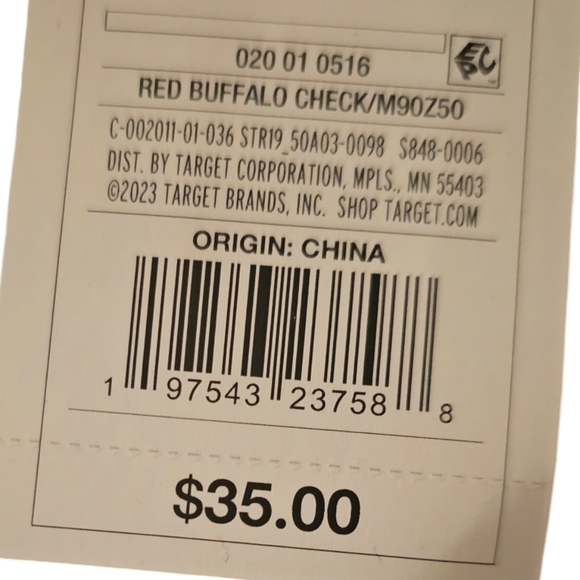 NWT Stars Above Women's Red Buffalo Check Flannel Robe Cozy Various Sizes - Picture 5 of 6